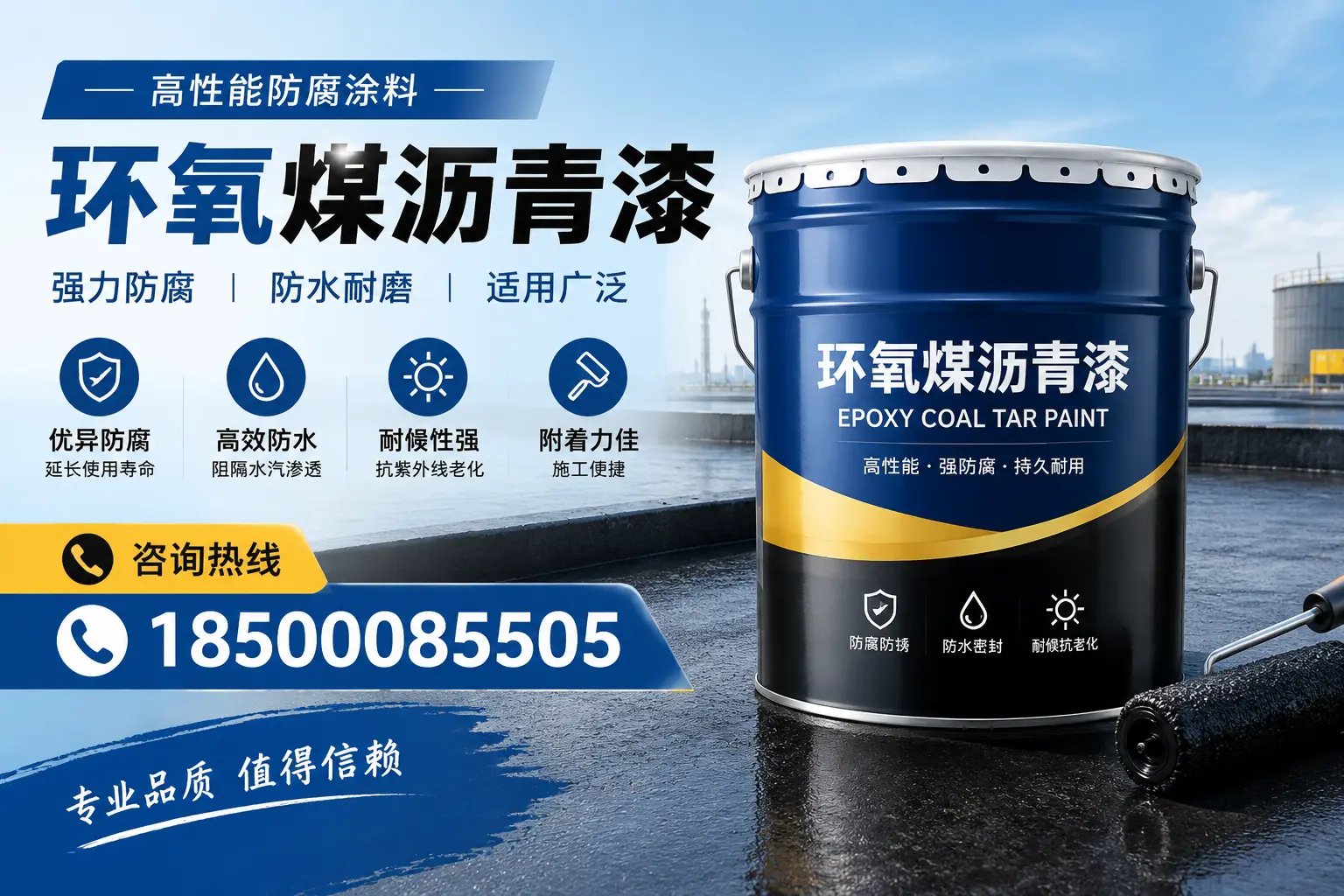 环氧煤沥青漆的主要成分与功能，白银用户深度了解